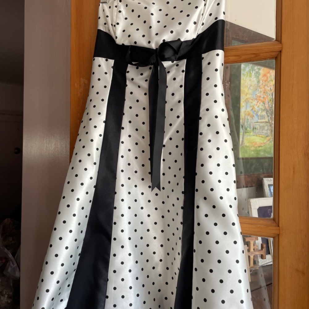 SUMMER SALE! Jessica McClintock by Gunny Sac strapless dress - Picture 5 of 8